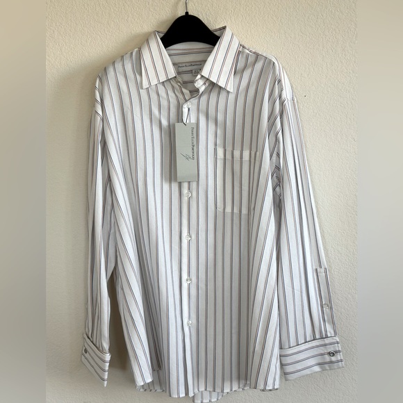 perry ellis french cuff dress shirt Perry Ellis | Shirts | New Perryellis French Cuff Dresscasual Shirt For Men
